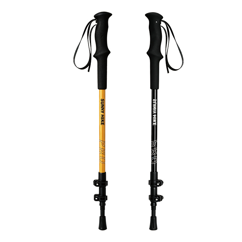 Trekking Pole Carbon - Алюминиевые треккинговые палки, сверхлегкие, трехсекционные, с