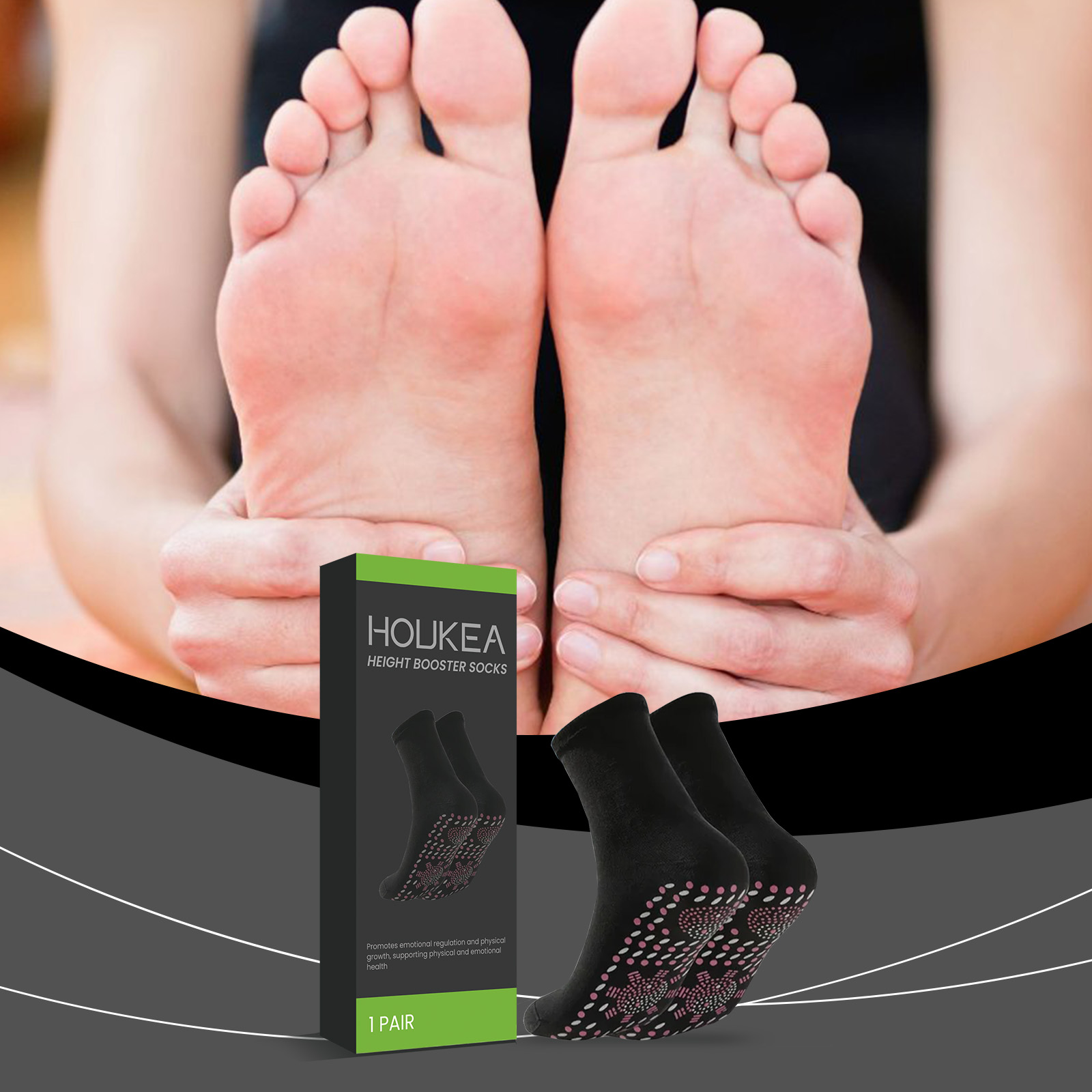 Sports Socks - Самонагревающиеся носки для ног, эластичные и