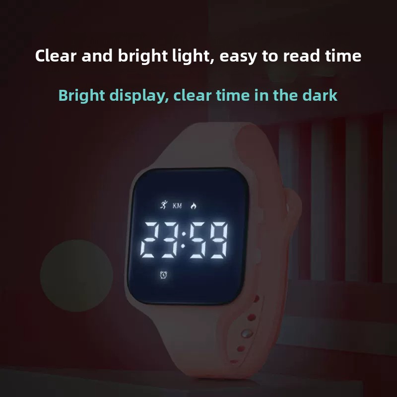 Детские умные часы с LED-диспл – обзор и цена Running Watch