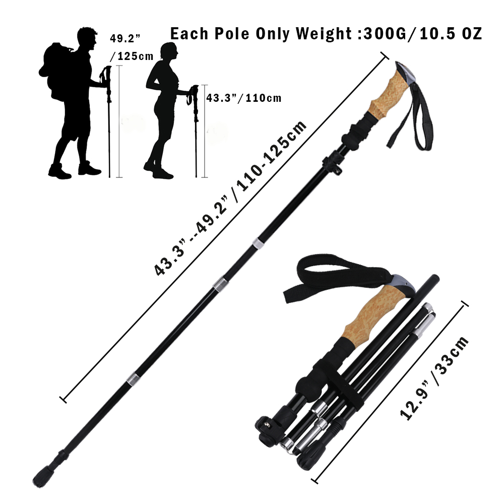 Сверхпрочные треккинговые палк – обзор и цена Trekking Pole Carbon
